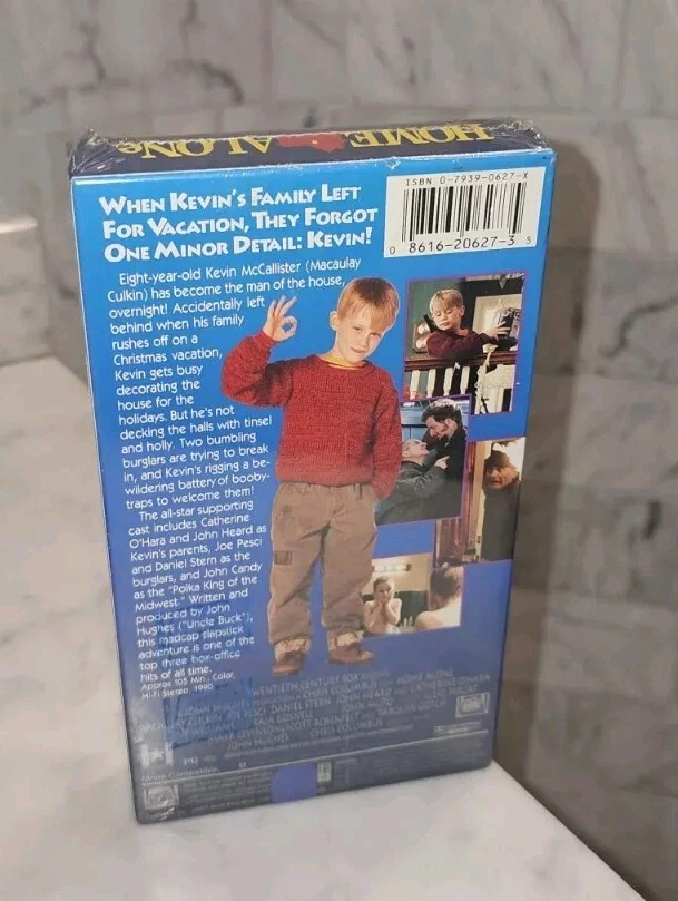1990 Home Alone VHS Tape Promotional Copy Not For Resale W/Watermark NEW, SEALED - Image 4 of 4