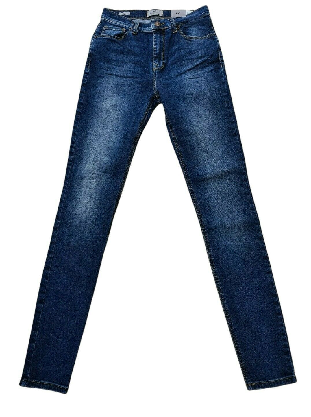 Oraal huis uitlokken LTB Women's Jeans Trousers Skinny Amy Ikeda Wash 51316 - 52202 High Rise  Blue | eBay
