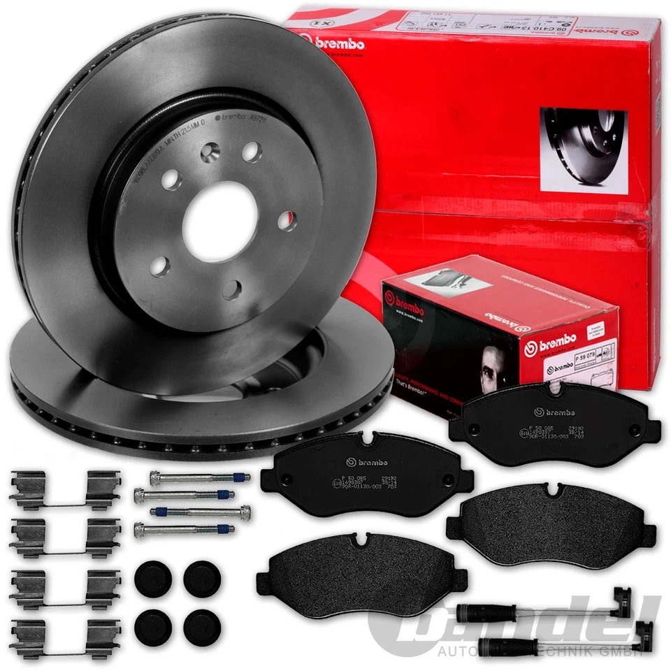brembo BREMSSCHEIBEN + BELÄGE + HANDBREMSE VORNE+HINTEN für MERCEDES W639 VIANO - Bild 2 von 4