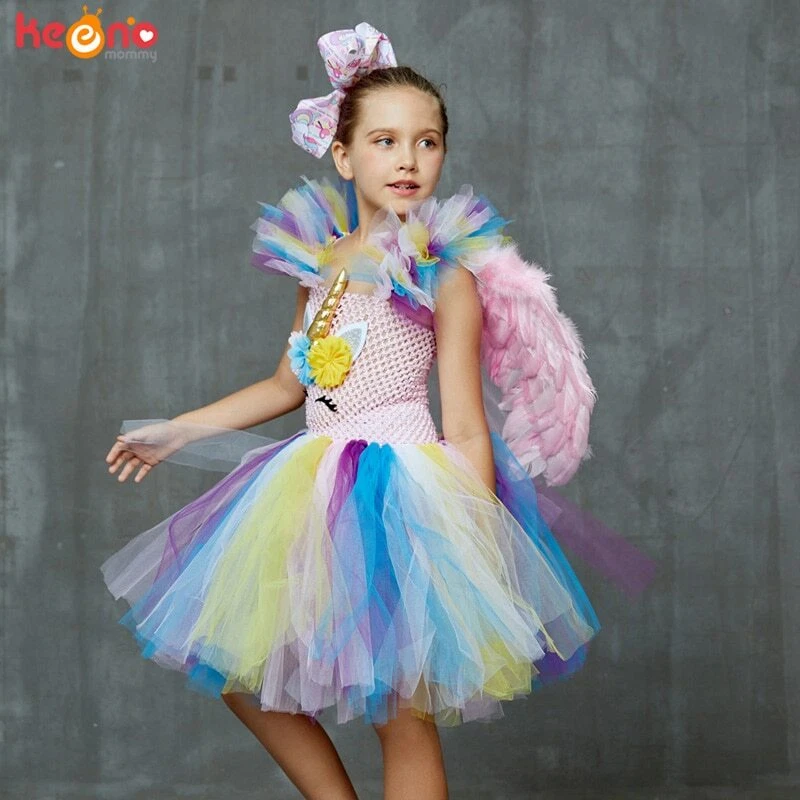 Costume de licorne en tutu coloré pour femme