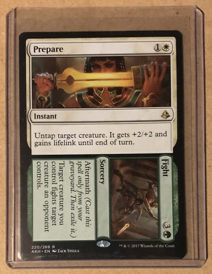 Prepare // Fight X 1 Rare Amonkhet Magic the Gathering MTG | eBay