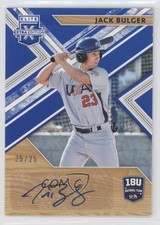 2019 Panini Elite Extra Edition Blue 25/25 Jack Bulger #18U-JB Auto 3a1