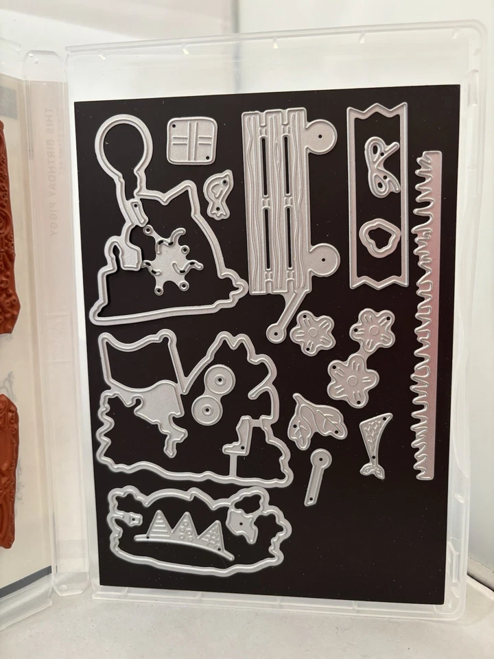 Juego de estampillas adhesivas Stampin’ Up ESTE CERDITO DE CUMPLEAÑOS y troqueles correspondientes Foto 3 de 3