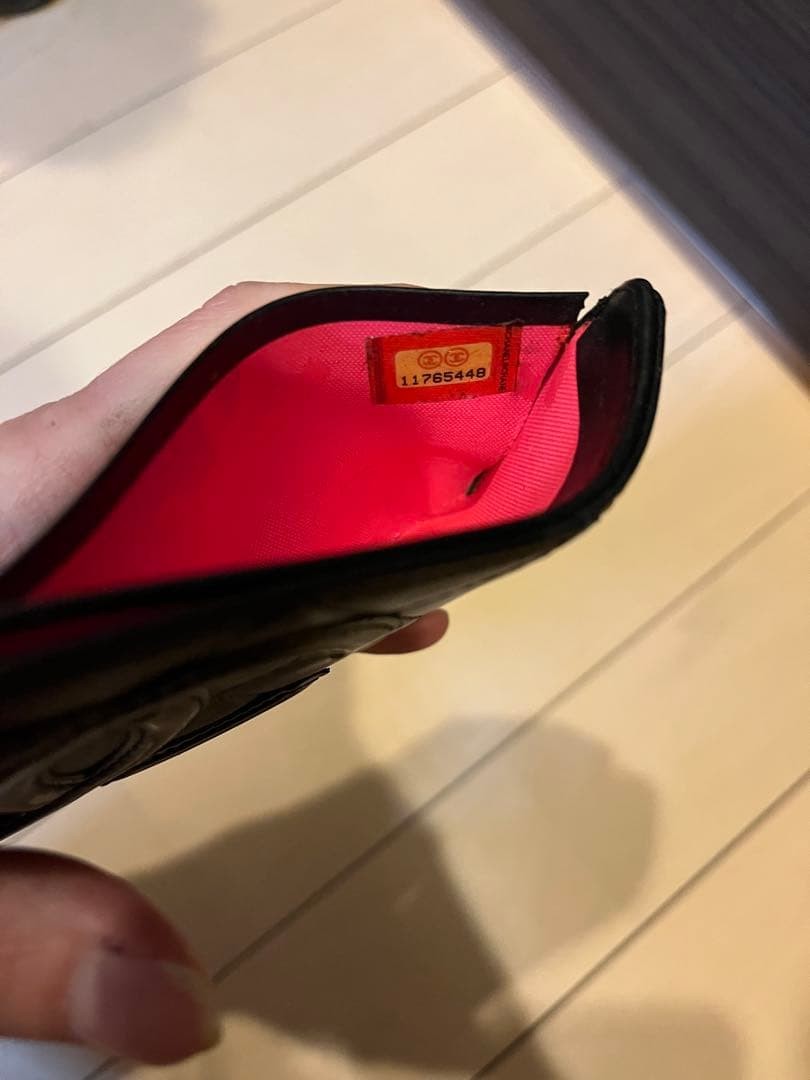 Chanel Cambon Line Quilted Card Case Black thumbnail 12