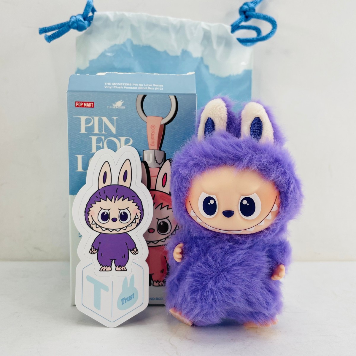 POP MART Labubu The Monsters Pin For Love Series Mini Vinyl Plush