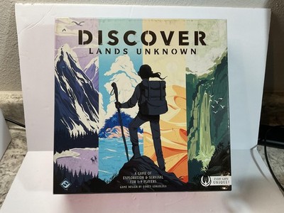Discover Lands Unknown Board Game Fantasy Flight 2018 Survival Strategy Complete