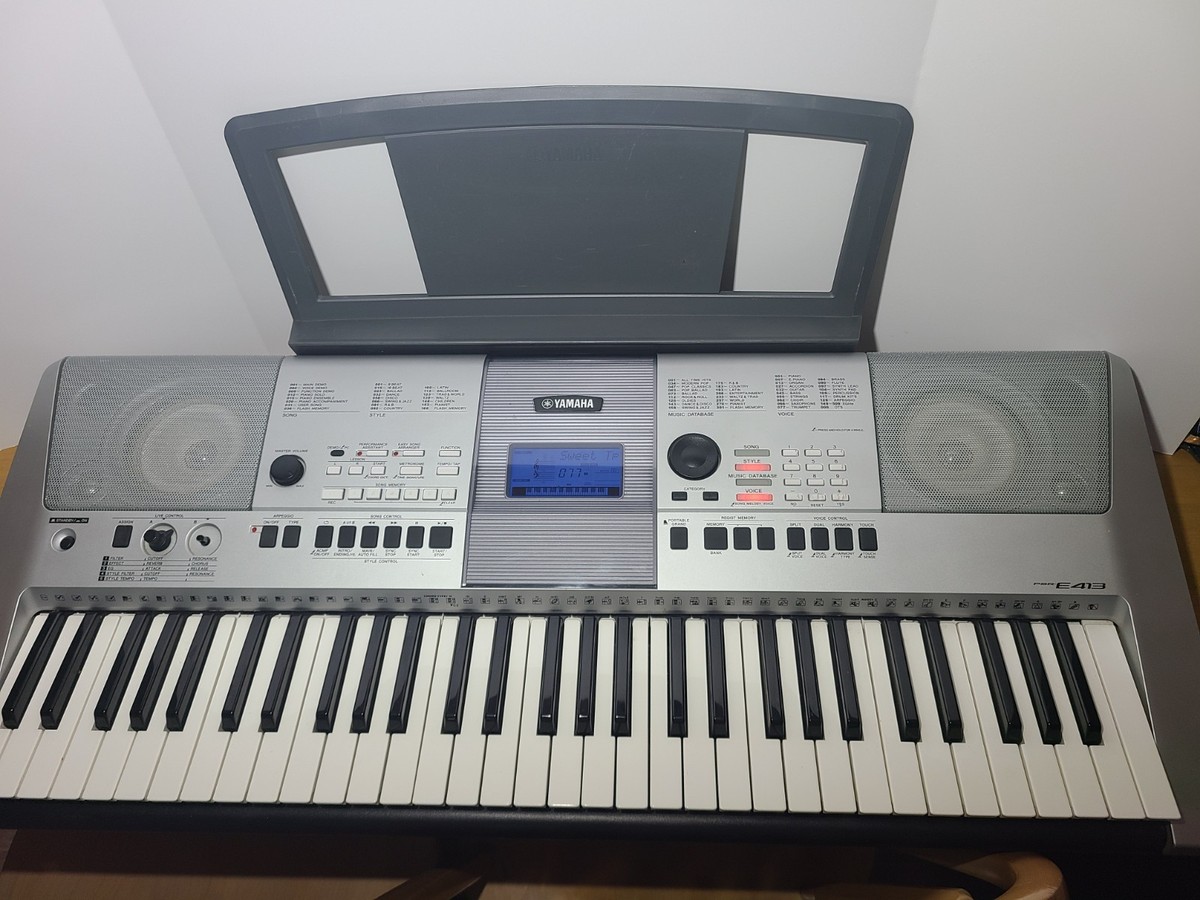 YAMAHA PORTATONE PSR-E413 61鍵盤 Yamaha PSR-E413 61 Key Digital Electronic (or Battery) Keyboard