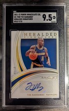 2021-22 Panini Immaculate - Heralded Signatures Tim Hardaway #HS-THW Gold /10 