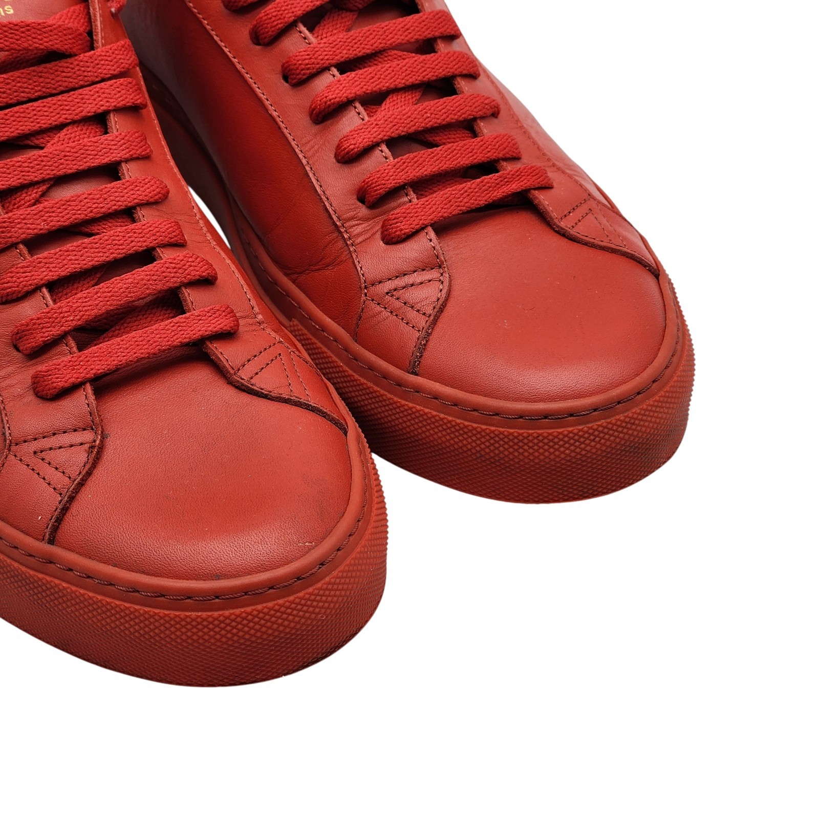 Givenchy Urban Street Low Leather Sneakers Red EU 45 US 12 - $890 thumbnail 8