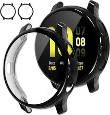 Bumper Cover 2Pack Screen Protector Case for 44mm Samsung Galaxy Watch Active 2