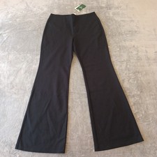 Halara Flare Pants Womens Large Black Pull On Stretch 31x30.5 High Rise New
