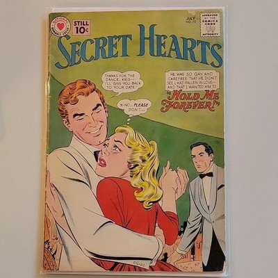 Secret Hearts No. 72 Hold Me Forever 1963 10c Silver Age Vg