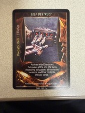 Aliens Vs. Predator CCG 1997 Self Destruct Rare Card