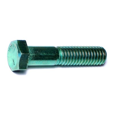 3/8''-16 x 1-3/4'' Green Rinsed Zinc Grade 5 Hex Cap Screws (161 pcs.)