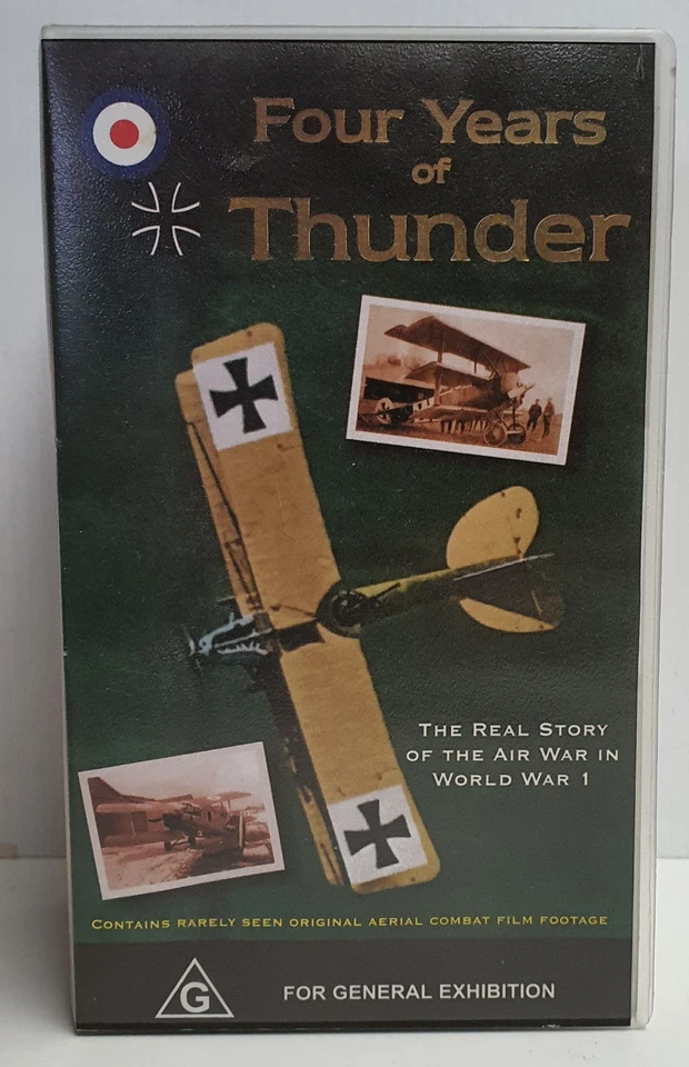 Four Years of Thunder The Real Story of Air War WWII VHS Box Set Rated G 190mins - Image 2 of 4