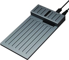 USB-C 20Gbps Flat Docking Station - 2.5/3.5" - U.2/U.3 - SATA SSD/HDD - Cables