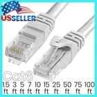 CAT6 Ethernet LAN Network RJ45 Patch Cable Internet Cord White 1.5FT- 100FT LOT