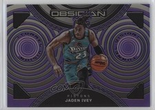 2022 Obsidian Tunnel Vision Electric Etch Purple Flood 34/49 Jaden Ivey #16 13kh