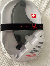 NEW FCS H4 Smoke Quad Surfboard Fin Set