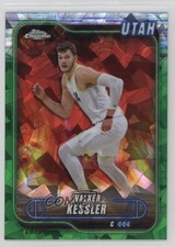 2024-25 Topps Chrome Sapphire Edition Green 28/99 Walker Kessler #66 dq2