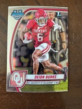 2024 Bowman Chrome U 1st Deion Burks