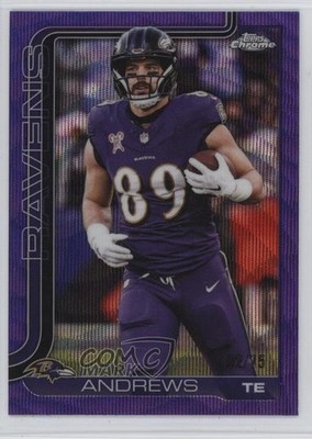 2025 Topps Chrome Purple Wave Refractor 62/75 Mark Andrews #23 13ql