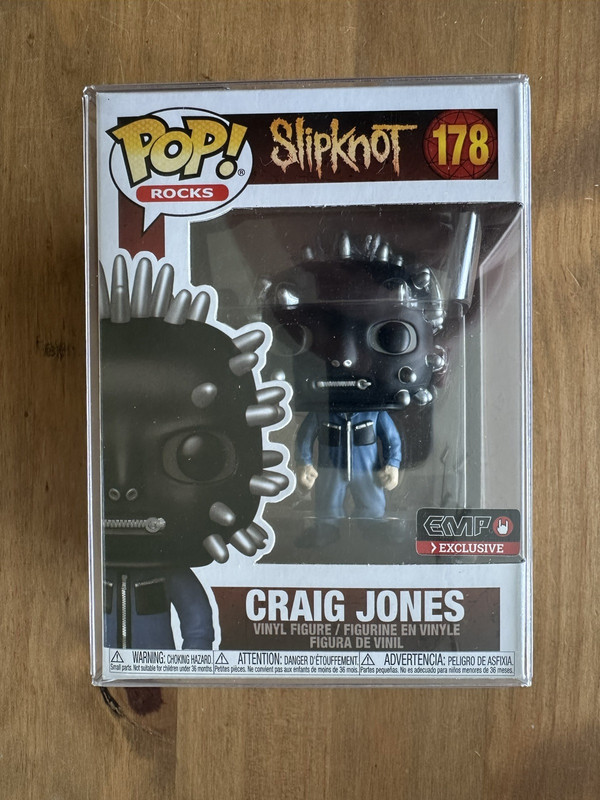 Funko Pop! Vinyl Rocks - Slipknot - Craig Jones #178 + Pop Protector