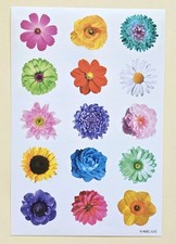 Flowers / Sticker sheet.