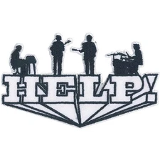 Patch - C&D Visionary - The Beatles Help! Graphic 4"x2.5" Iron-On Embroidered