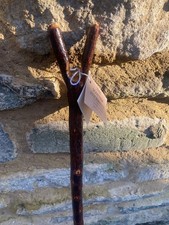 Handmade Thumb 33" Walking Stick - Blackthorn - English Hiking Pole A46