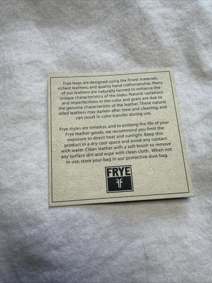 Frye Logan Overnight Bag – Authentic Brown Leather Travel Tote New MSRP $598 - Image 4 of 4