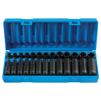 Grey Pneumatic 3/8'' Antrieb 26-teilig Set Für Standard & Deep Metric 1226