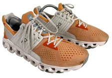 On Cloud swift Running Shoes Orange & Gray Cloudswift Women's size 10