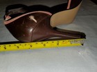 Women's Jazz Chocolate & Pink Leather Pointed Toe Heel Pumps. Size 10B — photo 8