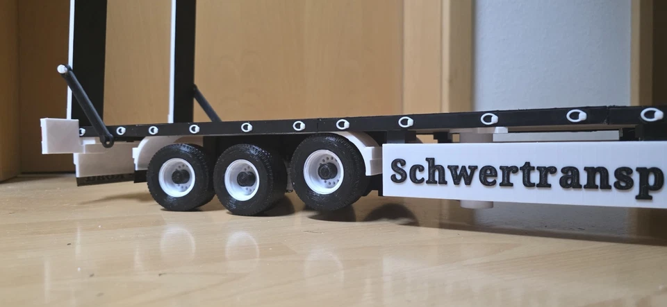 Schwertransport Auflieger 1/14 für Tamiya, Carson oder Lesu - Bild 3 von 4