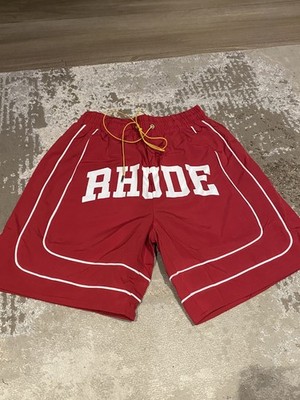 Rhude rote Herrenshorts - neu - Large