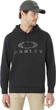 Oakley Men's Lockup PO Hoodie Hoody Pullover Jacket Blackout Size XLarge New