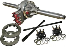 PEM Quick Change Rear End 4.86 GN assembly with 5 x 4.75 hubs & 31 spline axles