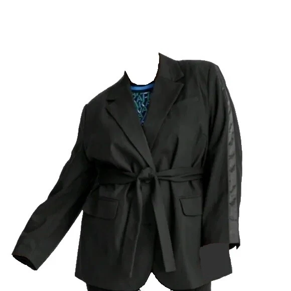 Trajes de 3XL de tamaño regular Negro & Suit Separates para Mujeres