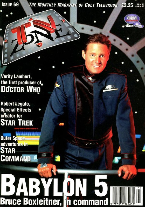TV Zone Magazine 69 Babylon 5 Doctor Who Star Trek Star Command like Starlog UK