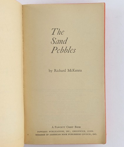 The Sand Pebbles (1963) Richard McKenna - Historical War Fiction, Fawcett PB - Picture 3 of 12