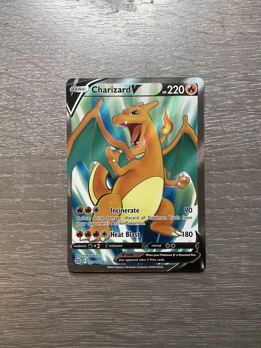 2022 pokemon Charizard V # 153/172 pack fresh brand new very nice