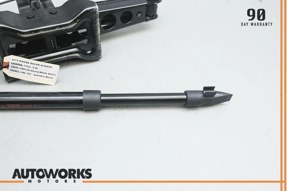 Kit de herramientas de neumáticos de repuesto de emergencia Range Rover Evoque L538 12-15 6G9217035EE fabricante original Foto 3 de 4