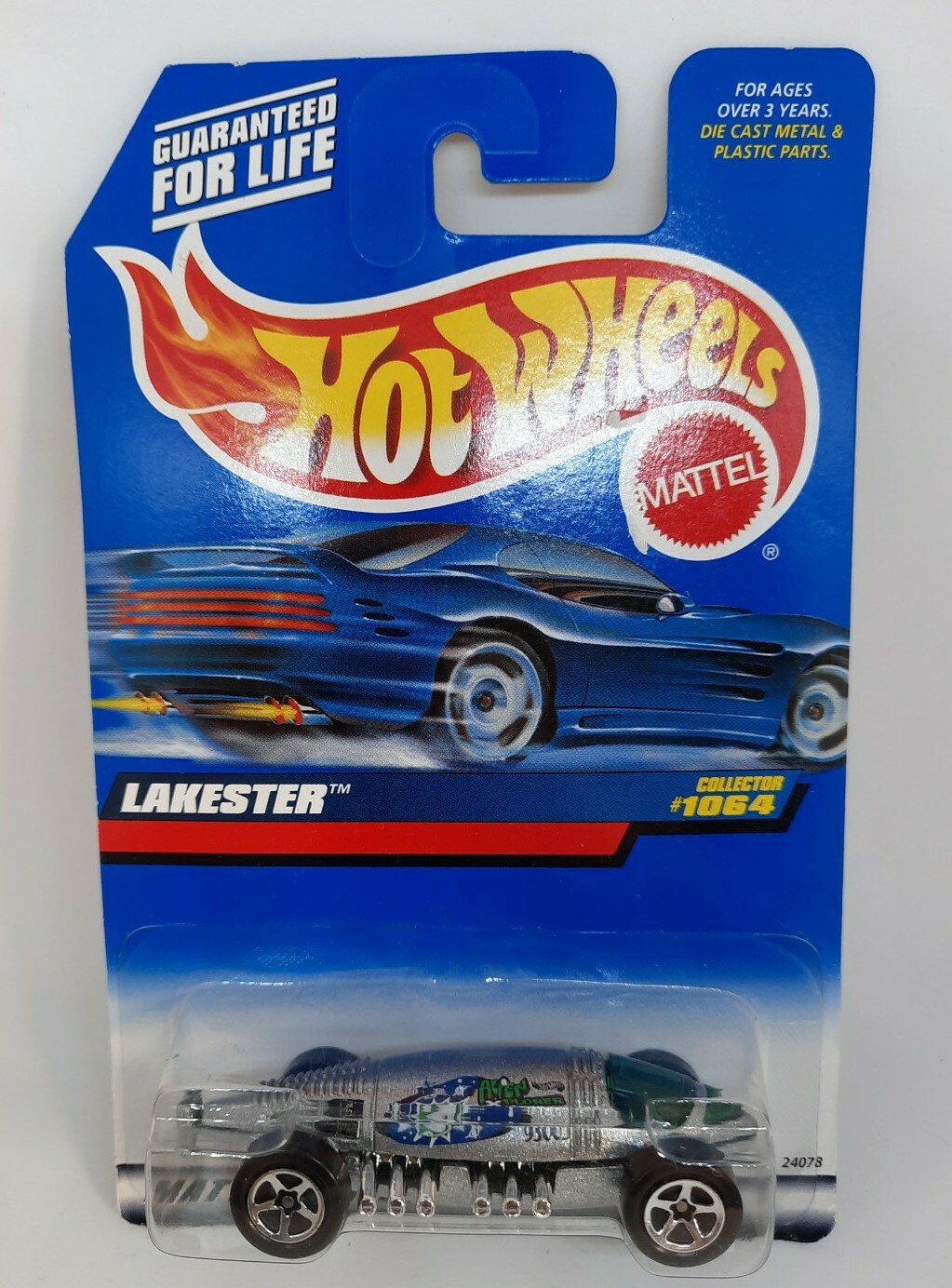 NEW HOT WHEELS LAKESTER Collector #1064 DIECAST 1:64 MATTEL 1998 F/SHIP ...