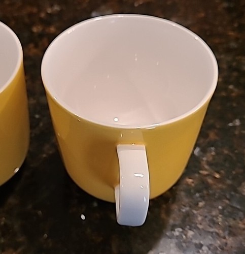 SET OF 2 Mikasa Pastelle LEMON ICE Yellow Cups (D6300) and Saucers (D6301) Japan - Picture 16 of 21