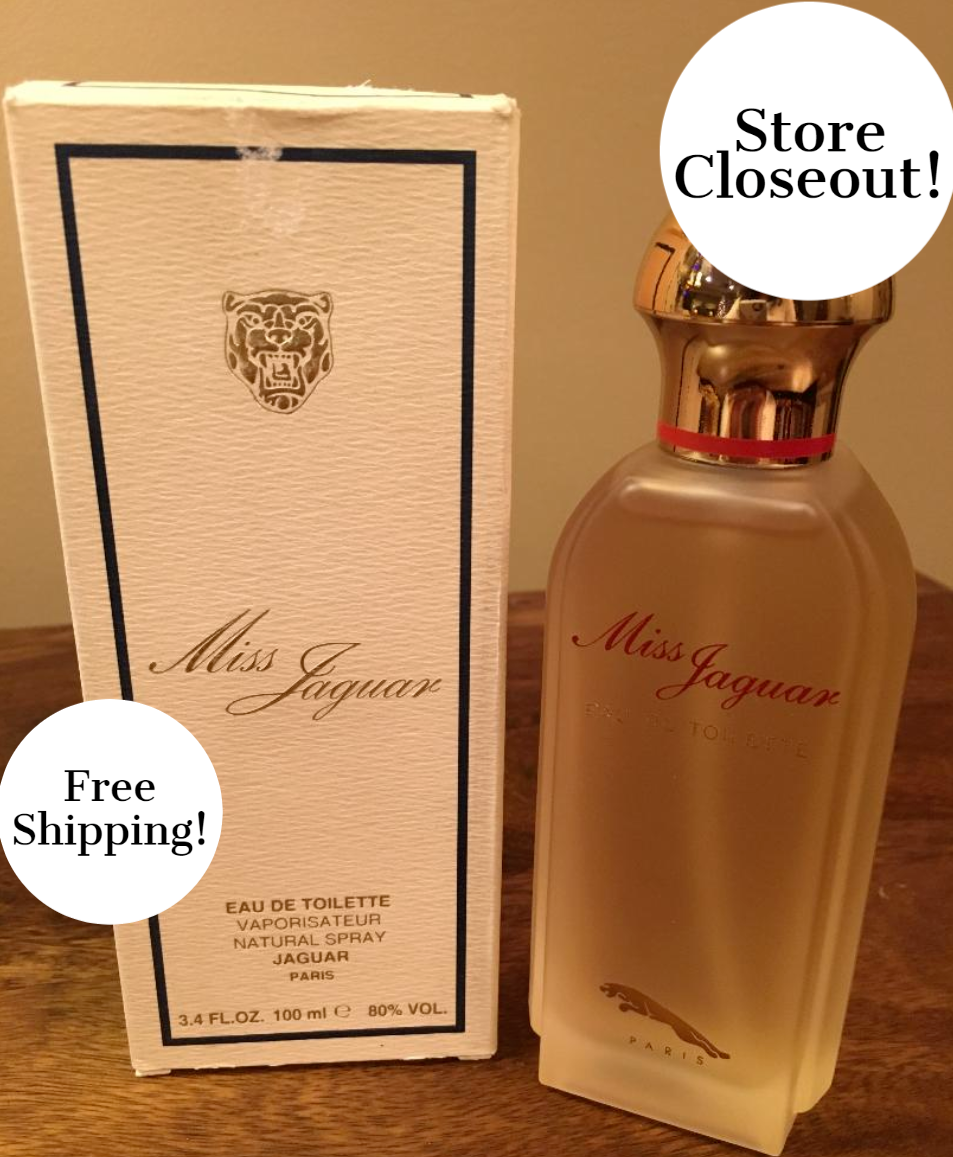 Miss Jaguar by Jaguar 3.4 oz Eau de Toilette Spray, NEW in Box