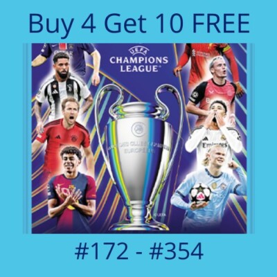 Topps UEFA Champions League Sticker 2025 #172 - #354