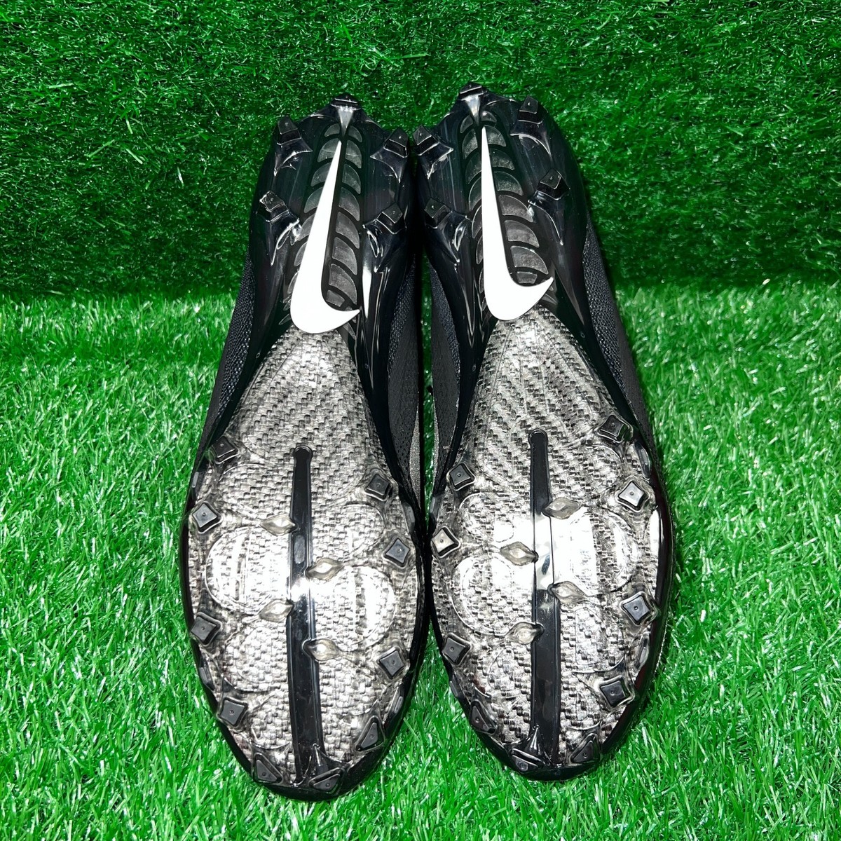 Nike Vapor Untouchable Pro 3 Football Cleats Black Silver 