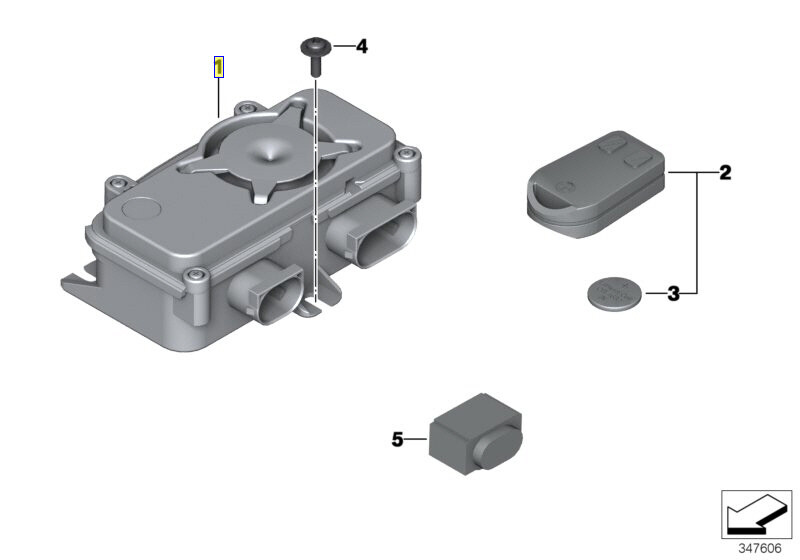 BMW Motorrad RDC Tyre Pressure Control Unit ECU 7720236 