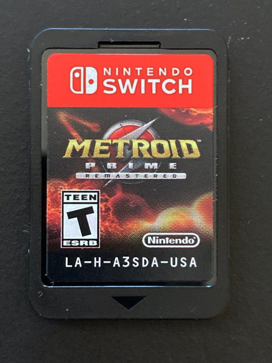 Metroid Prime Remastered (Nintendo Switch, 2023) Cartridge